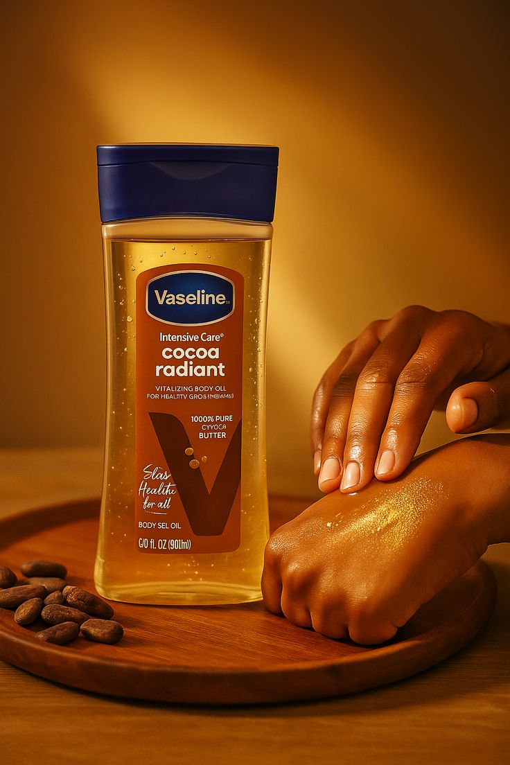 Vaseline Intensive Care Cocoa Radiant Body Gel Oil 200ml