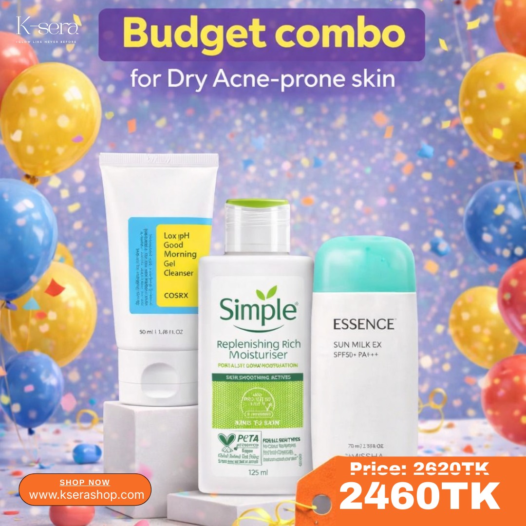 Dry Acne Prone Skin Student Budget Combo