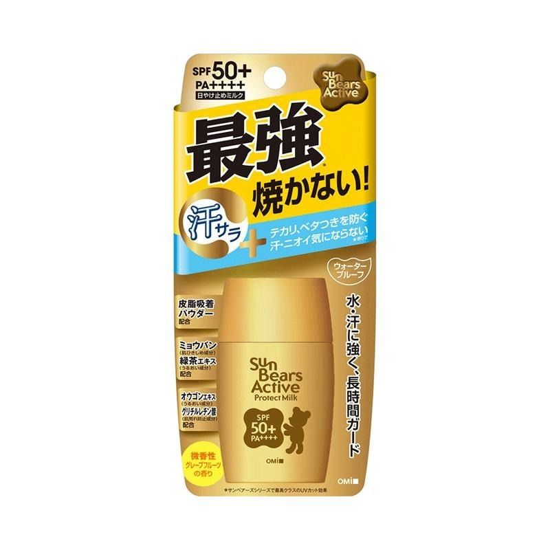 OMI Brotherhood Sun Bears Active Protect Milk Sunscreen SPF 50+ PA++++ 30g