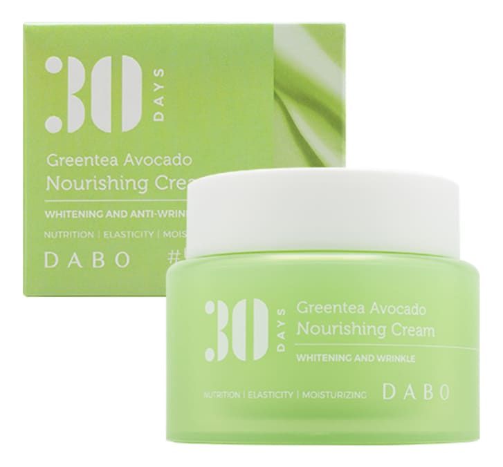 Dabo 30 Days Greentea Avocado Nourishing Cream 100ml