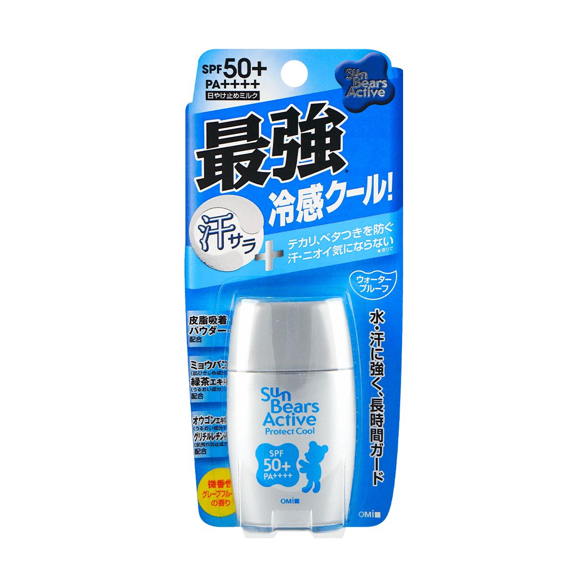 OMI Brotherhood SunBears Active Protect Cool Sunscreen SPF 50+ PA++++ 30g