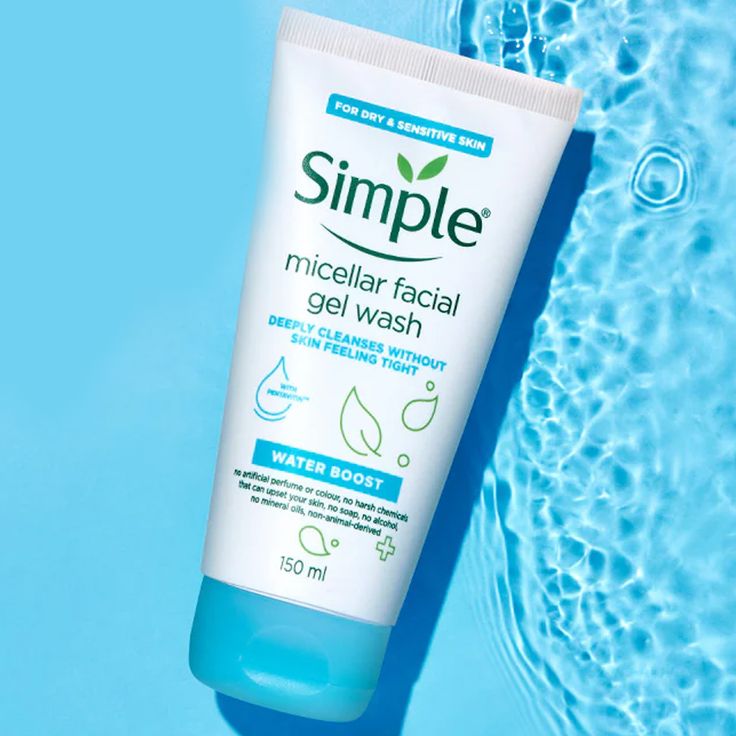Simple Water Boost Micellar Facial Gel Wash 150ml