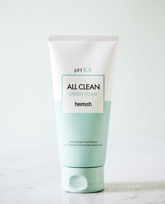 Heimish Ph 5.5 All Clean Green Foam - 150ml