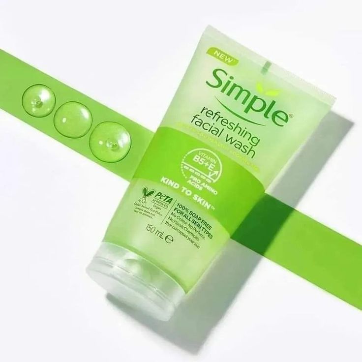 Simple Kind To Skin Refreshing Facial Gel Wash 150ml