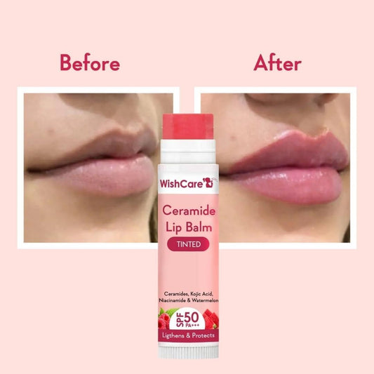 WishCare Ceramide Tinted Lip Balm with SPF 50 PA+++ 5g
